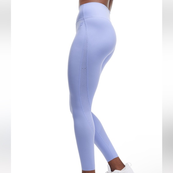 Peloton Pants - PELOTON Cadent Laser Perforated Legging Ice Blue